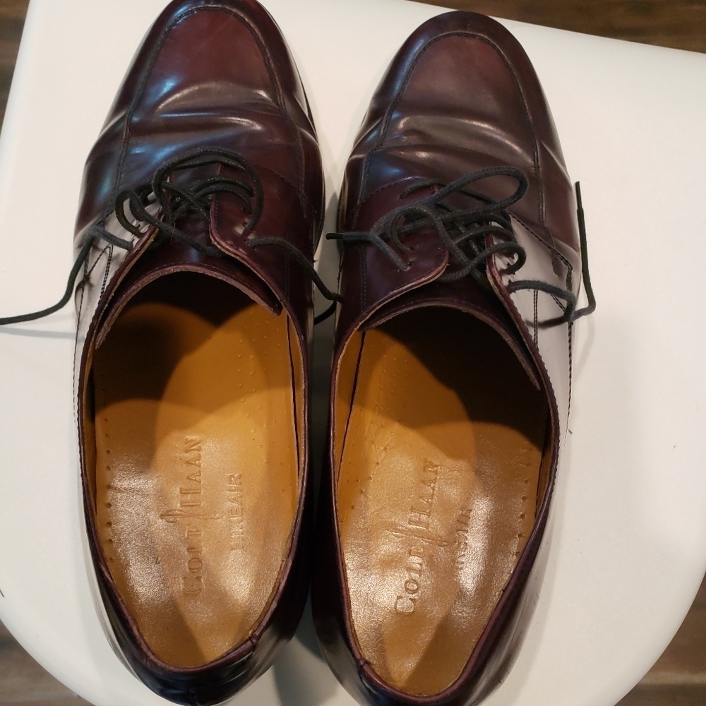 Cole Haan Mens Sz 11 Nike Air Lot Burgundy Leather
